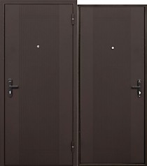 Входная дверь 5 см мет/мет Штамп Антик