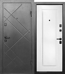 Входная дверь 7 см Штамп Букле Графит