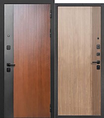 Входная дверь 9 см Вертикаль Орех