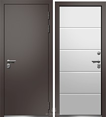 Входная дверь СЕЛЕНА-100 (TERMO) Муар Конртен/Форте Латте